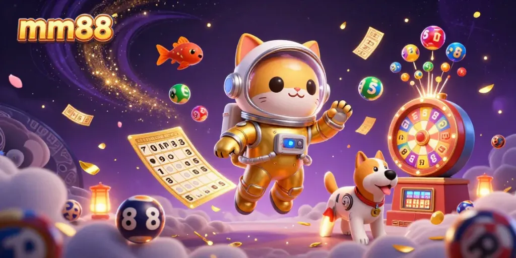 Engage with the vibrant mm88 gaming universe featuring exciting betting elements and characters.